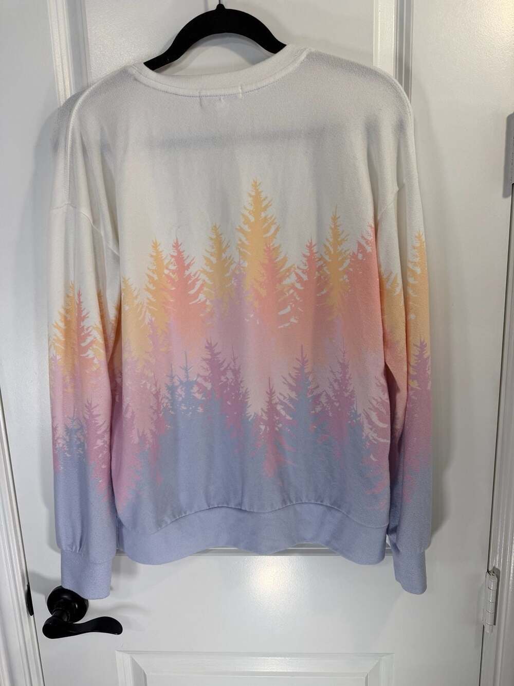 P.J. Salvage Mountain Love Sunset Forest Printed Long Sleeve Sweatshirt - Picture 4 of 7